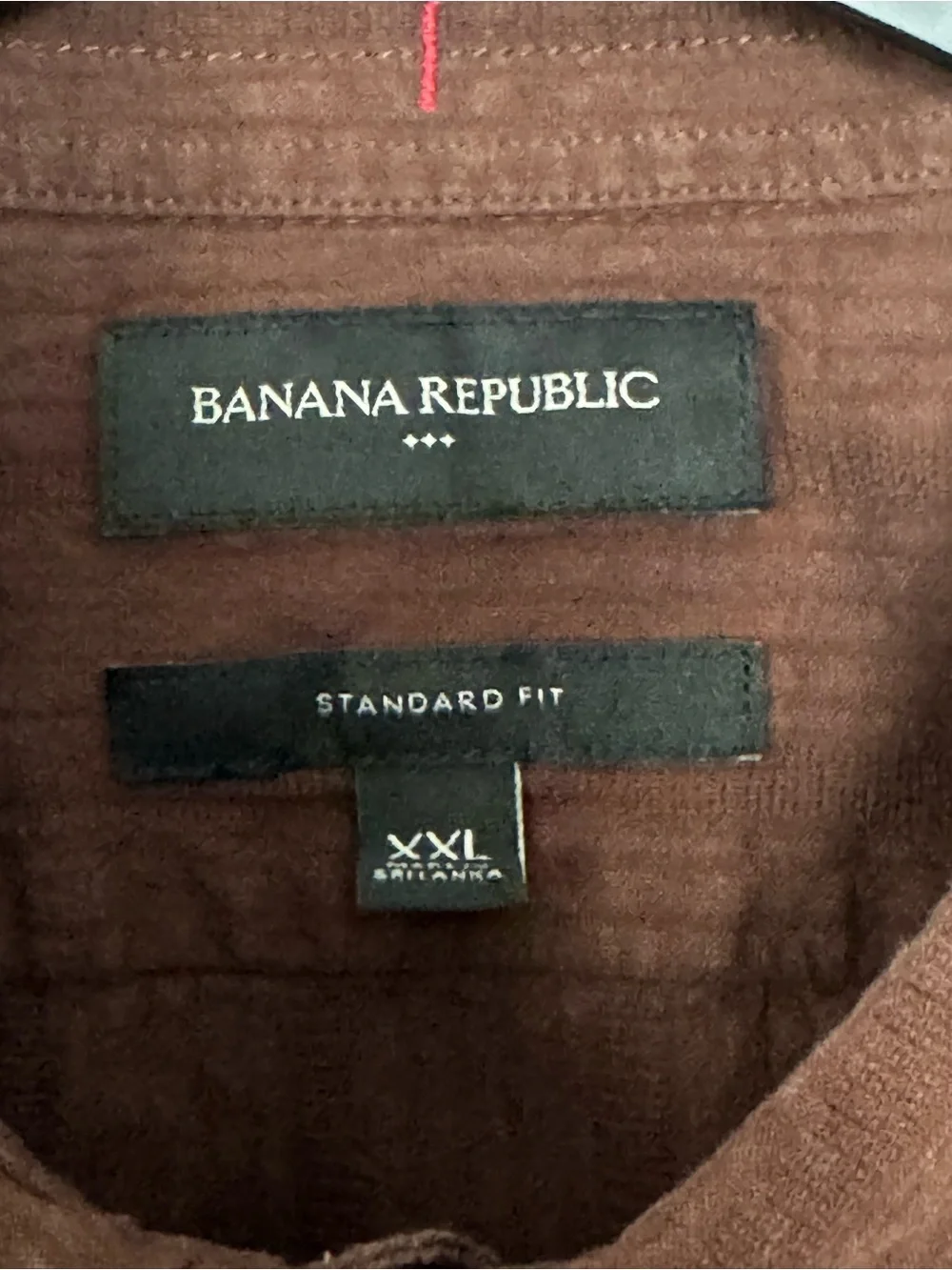Banana Republic Short-Sleeve Button-Down Shirt in Brown